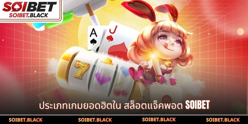 ประเภทเกมยอดฮิตใน สล็อตแจ็คพอต SOIBET