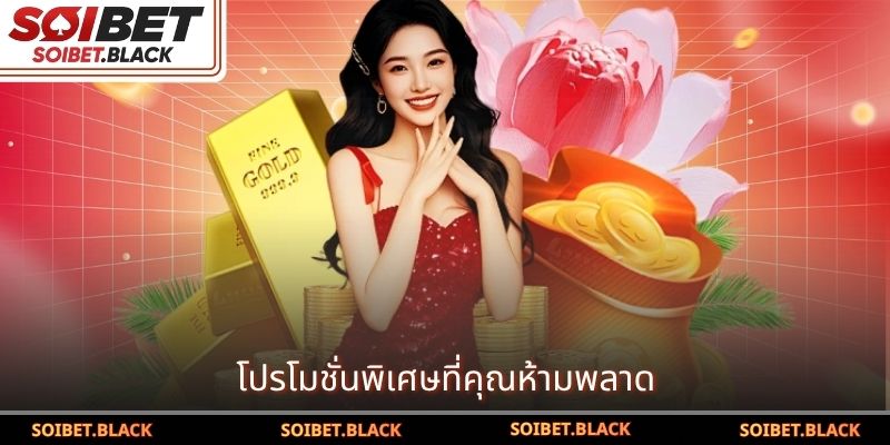 โปรโมชั่นพิเศษที่คุณห้ามพลาด